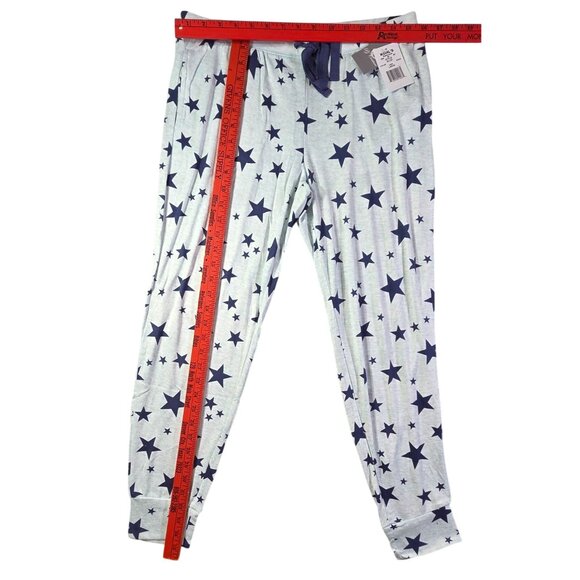 PJ Couture Womens Pajama Pants Large Star Print Soft  Lounge Wear New - Picture 4 of 5